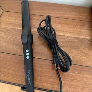 Bio Ionic Black Curling Iron 1.25